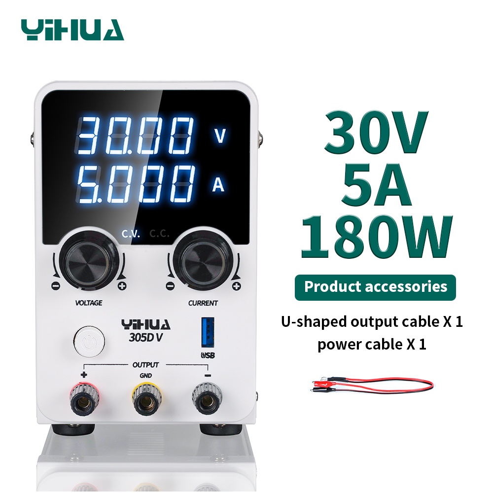 Electronics Repair Lab - YIHUA 305D-V 180W DC Power Supply