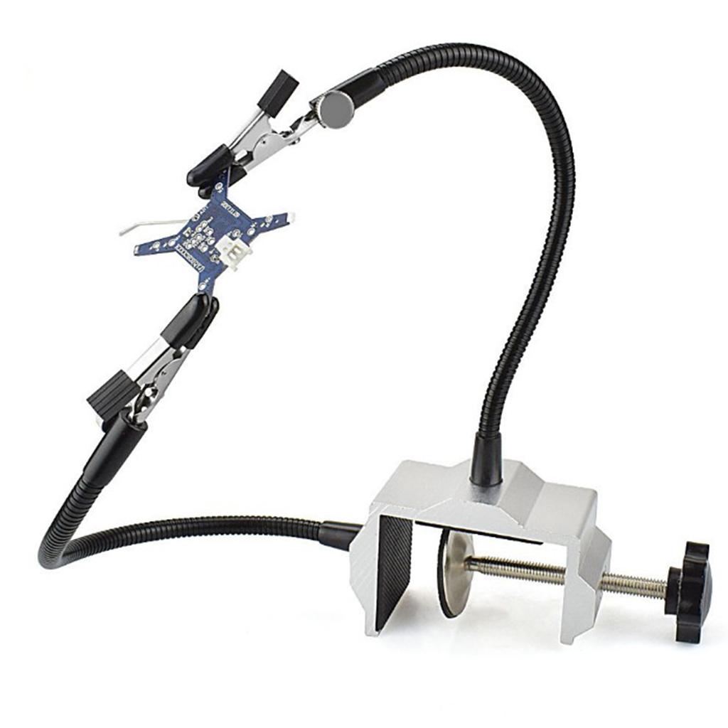 Soldering Third Hand Tool Stab - Pcb Holder Clamp ulasan dan harga