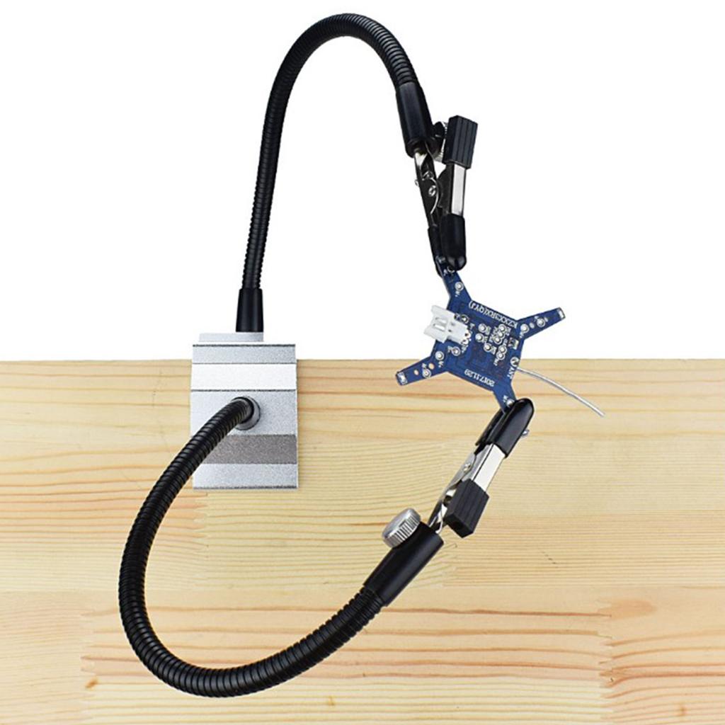 Soldering Third Hand Tool Stab - Pcb Holder Clamp ulasan dan harga
