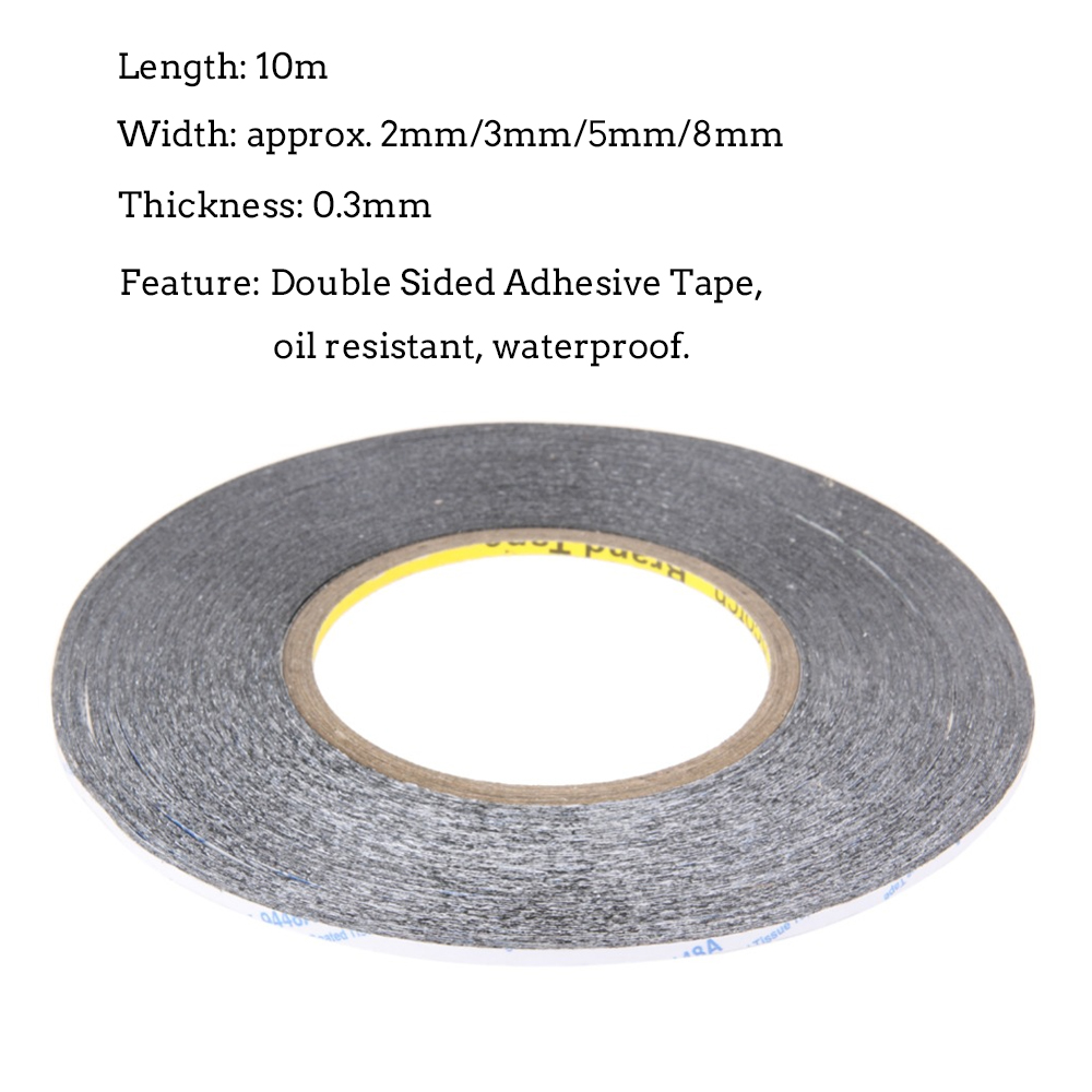 10M 2/3/5/8mm Adhesive Tape Do - Electronics Repair Tape ulasan dan harga