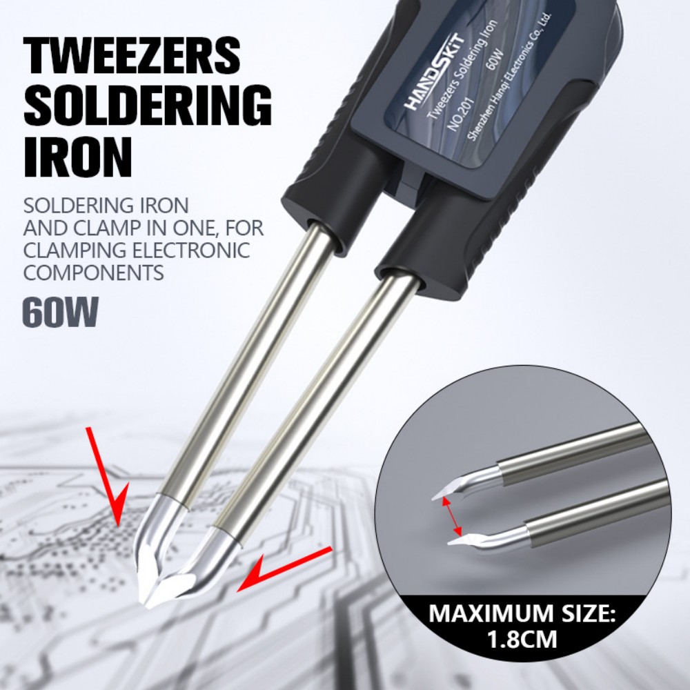 T12 Soldering Tweezer Handle – - Electronics Repair Workshop ulasan dan harga