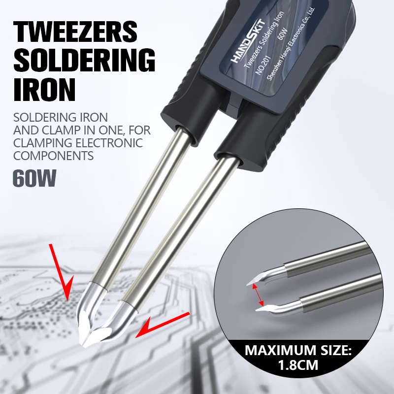 T12 Soldering Station Tweezers - Electronics Repair Workshop ulasan dan harga