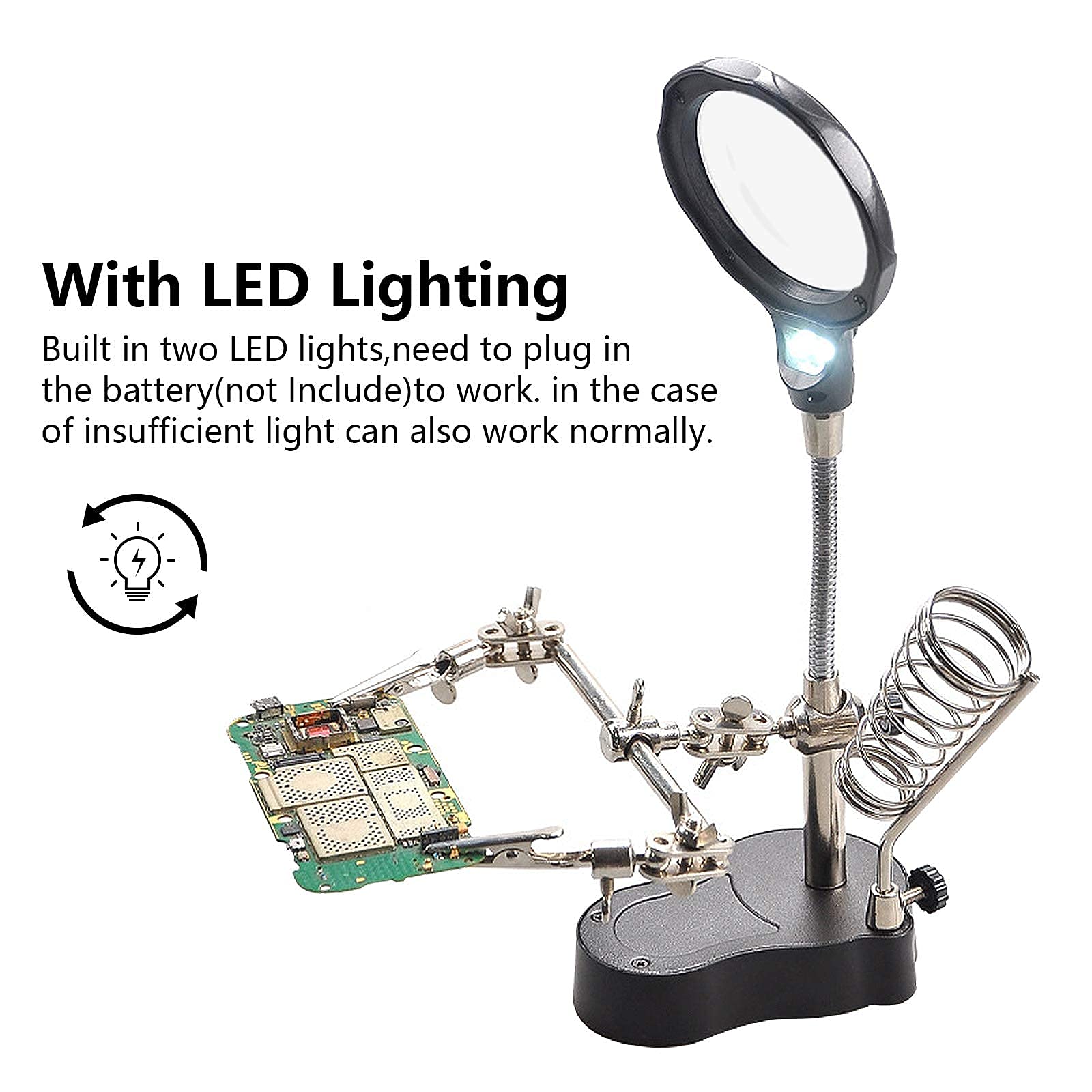 Helping Hands Third Hand Solde - Electronics Repair Lab ulasan dan harga