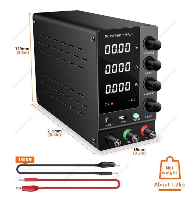0‑32V 0‑6A Digital Variable Re - Electronics Repair Lab ulasan dan harga