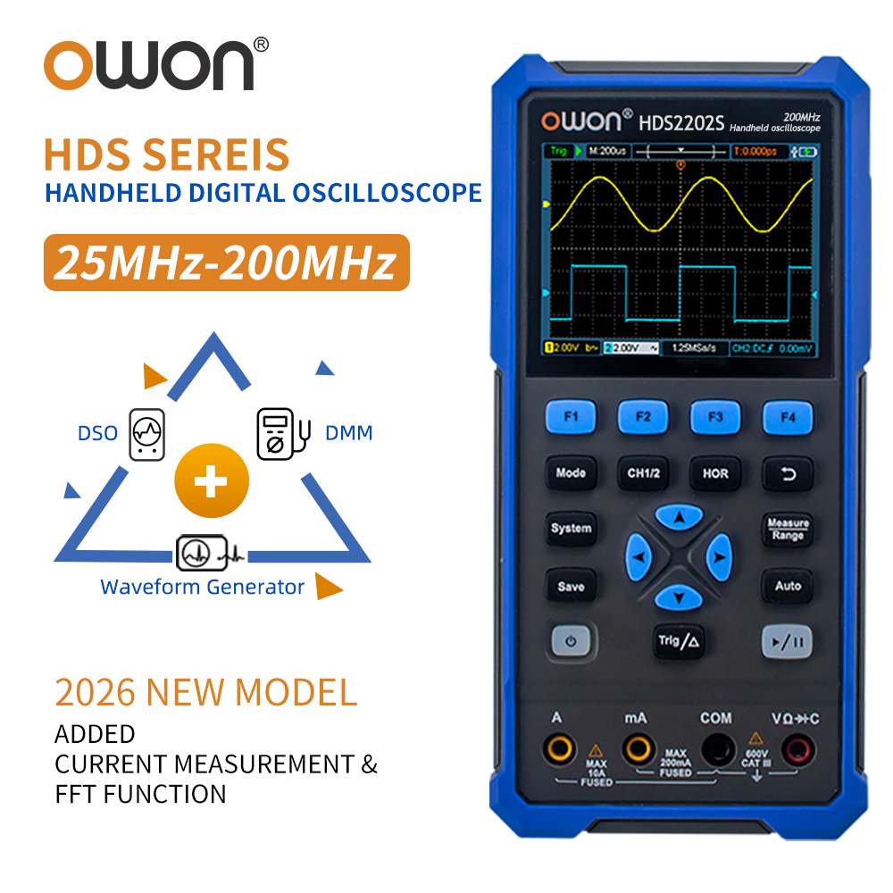 OWON HDS200 Series Handheld Di - Electronics Repair Lab ulasan dan harga