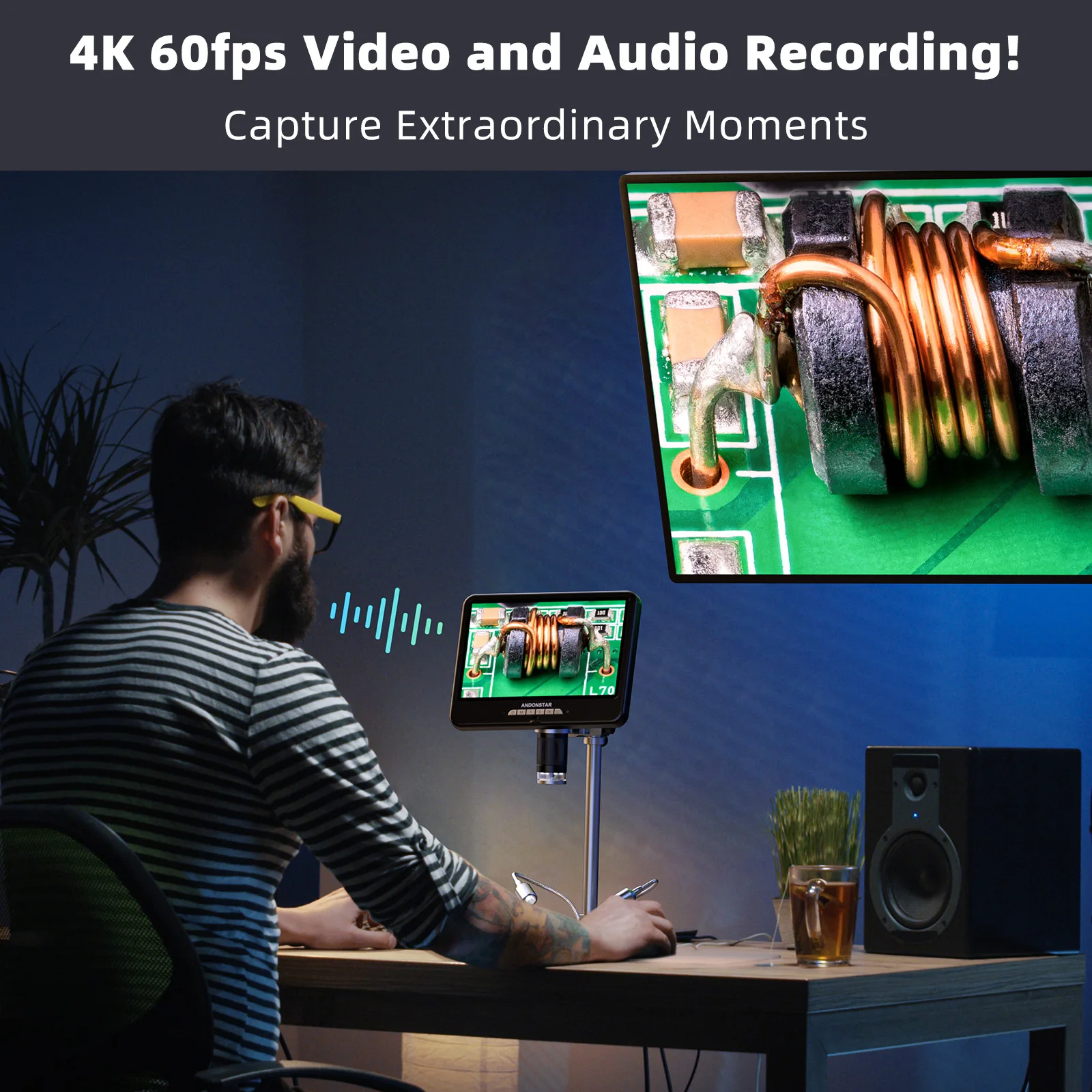 Andonstar AD210S-Pro 4K 60FPS  - Electronic Repair ulasan dan harga