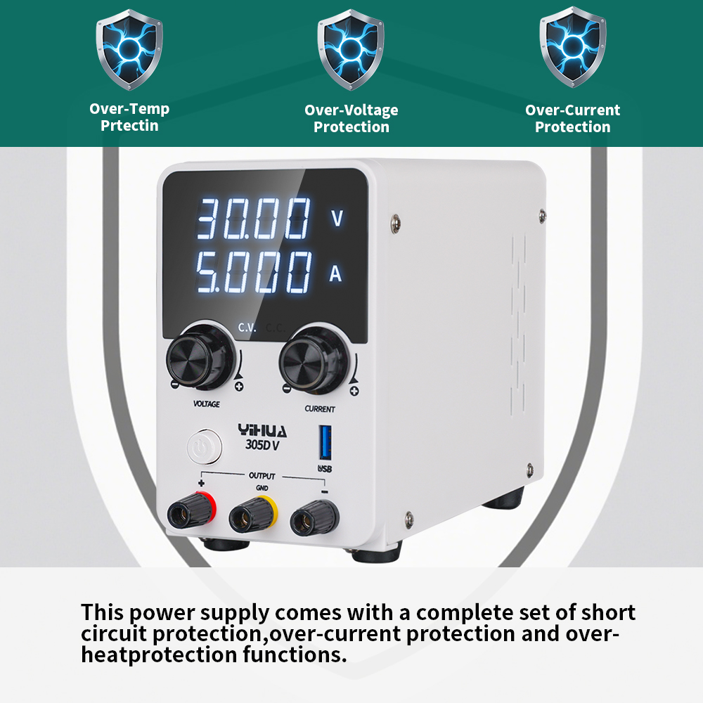 YIHUA 305D-V 180W DC Power Sup - Electronics Repair Lab ulasan dan harga