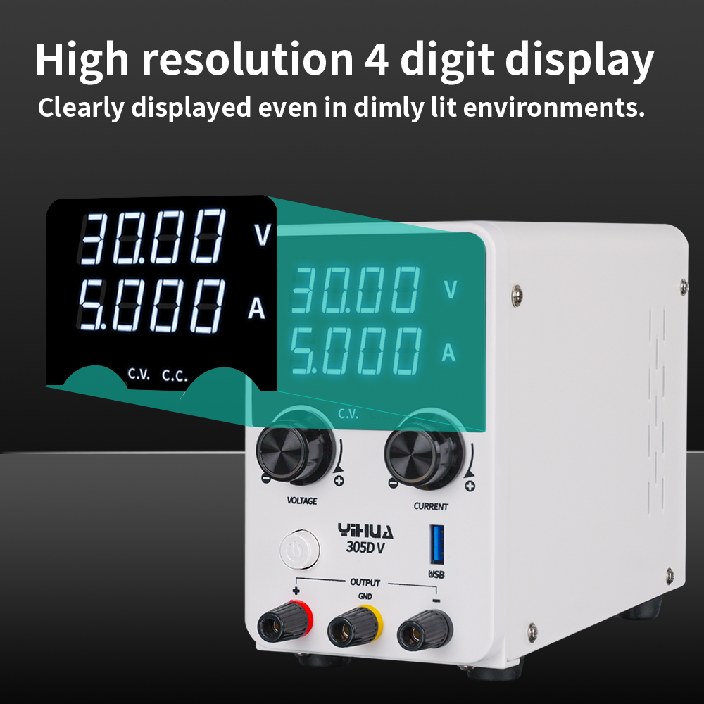 YIHUA 305D-V 180W DC Power Sup - Electronics Repair Lab ulasan dan harga