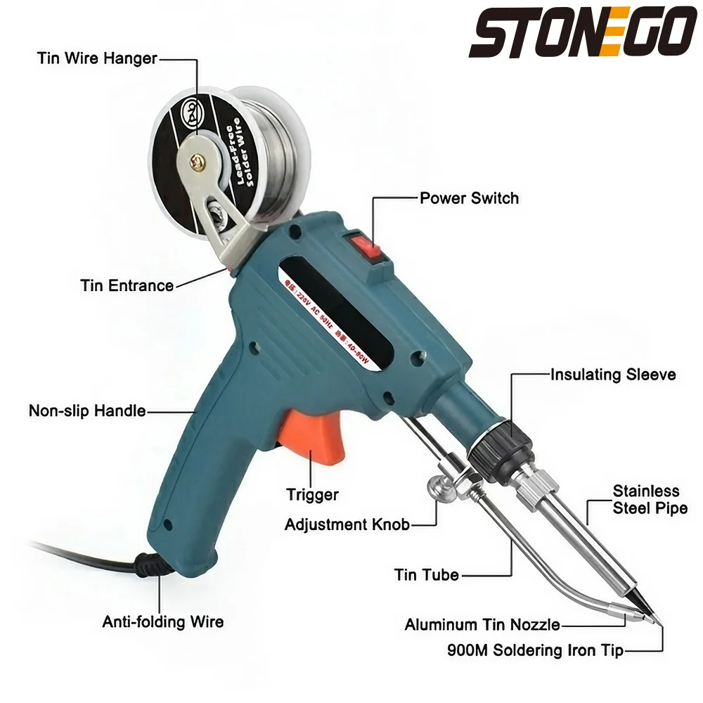Automatic Soldering Iron 60W I - Electronics Repair Engineer ulasan dan harga