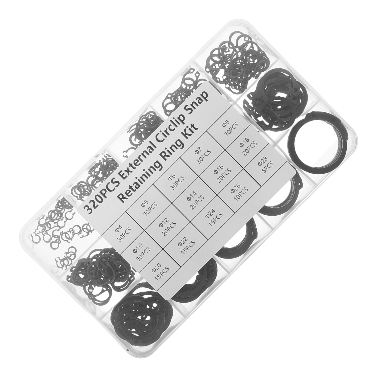 320Pcs Retaining Rings Assortm - Electronics Repair Kit ulasan dan harga