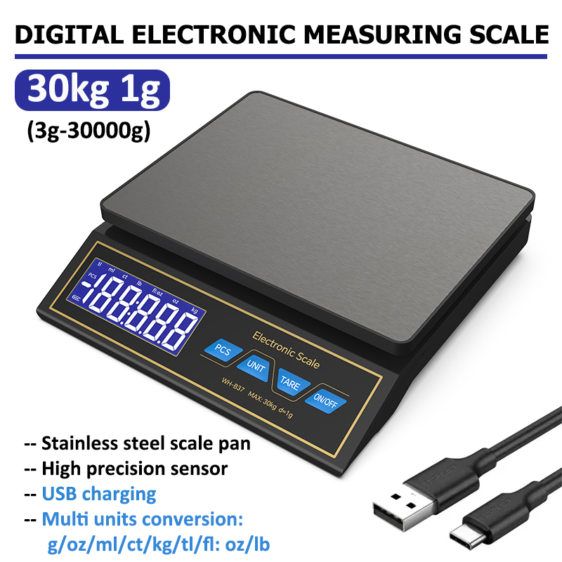 LCD Digital Kitchen Scale 30kg - Electronics Repair Workshop ulasan dan harga