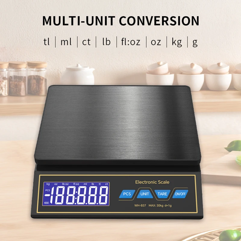 LCD Digital Kitchen Scale 30kg - Electronics Repair Workshop ulasan dan harga