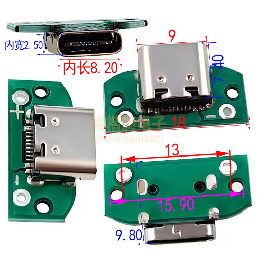 USB 3.1 Type C Female Connecto - Pcb Holder Clamp ulasan dan harga