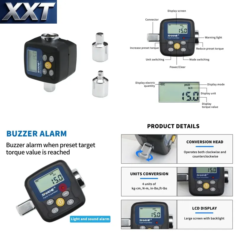 XXT Shahe Digital Torque Wrenc - Electronic Repair ulasan dan harga